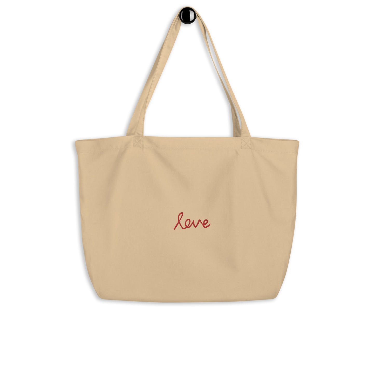 16 - l.o.v.e. Large Bag - Certified 100% organic cotton