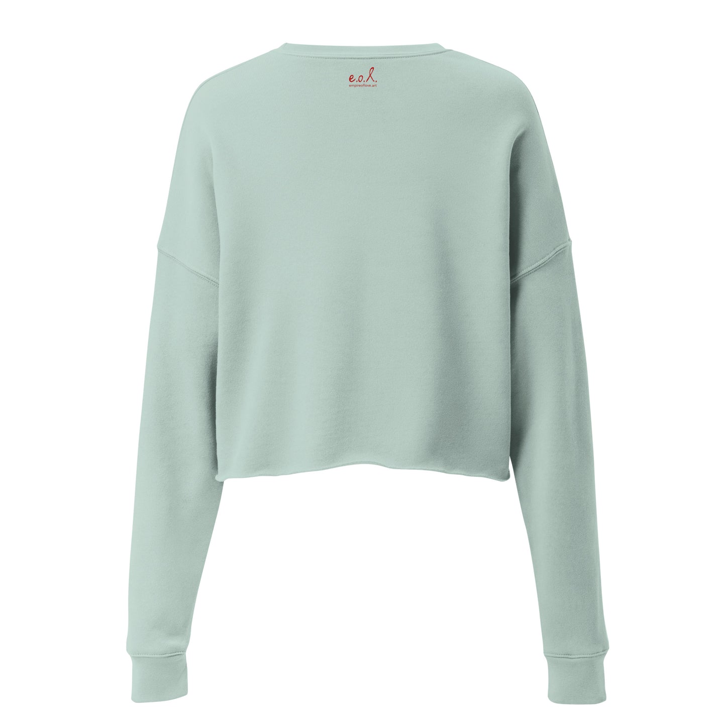 06 - Women's Crop Sweatshirt (100% cotton)