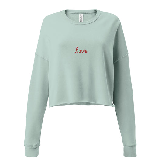 06 - Women's Crop Sweatshirt (100% cotton)