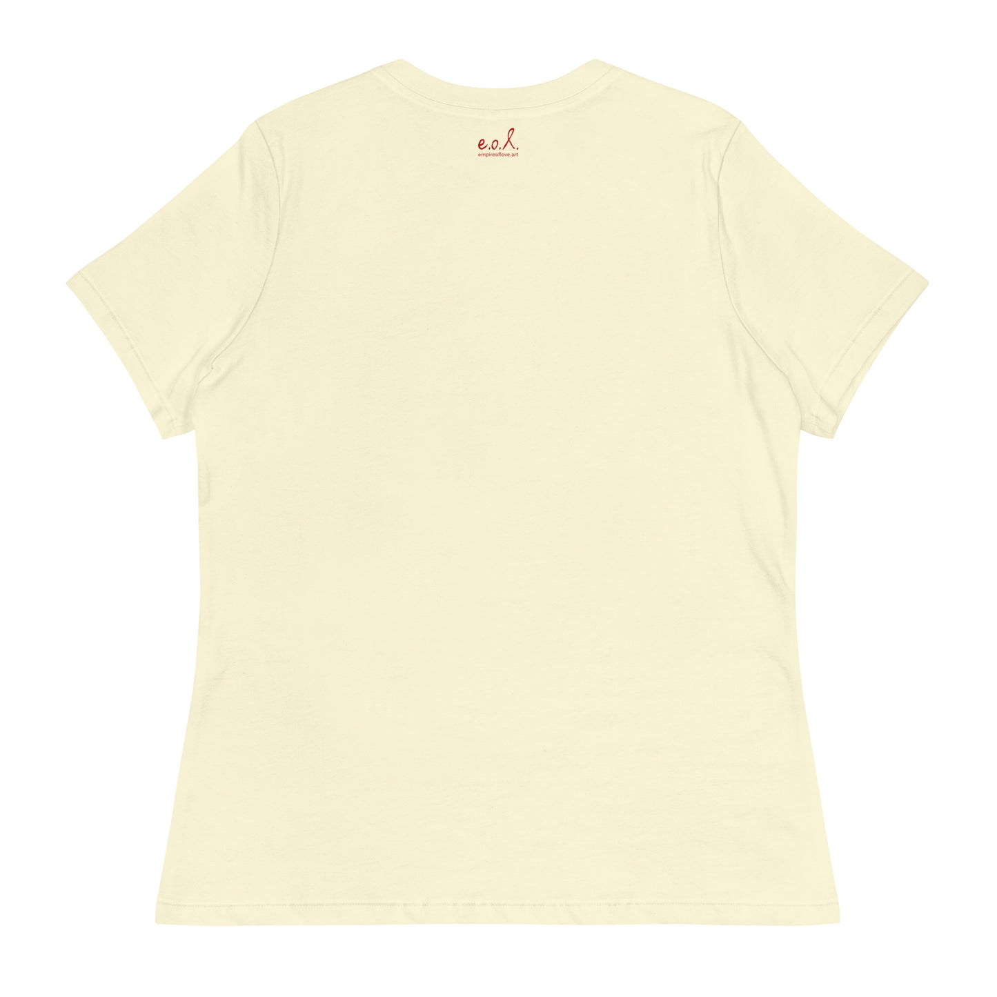 02 - Women's Relaxed T-Shirt (100% cotton)