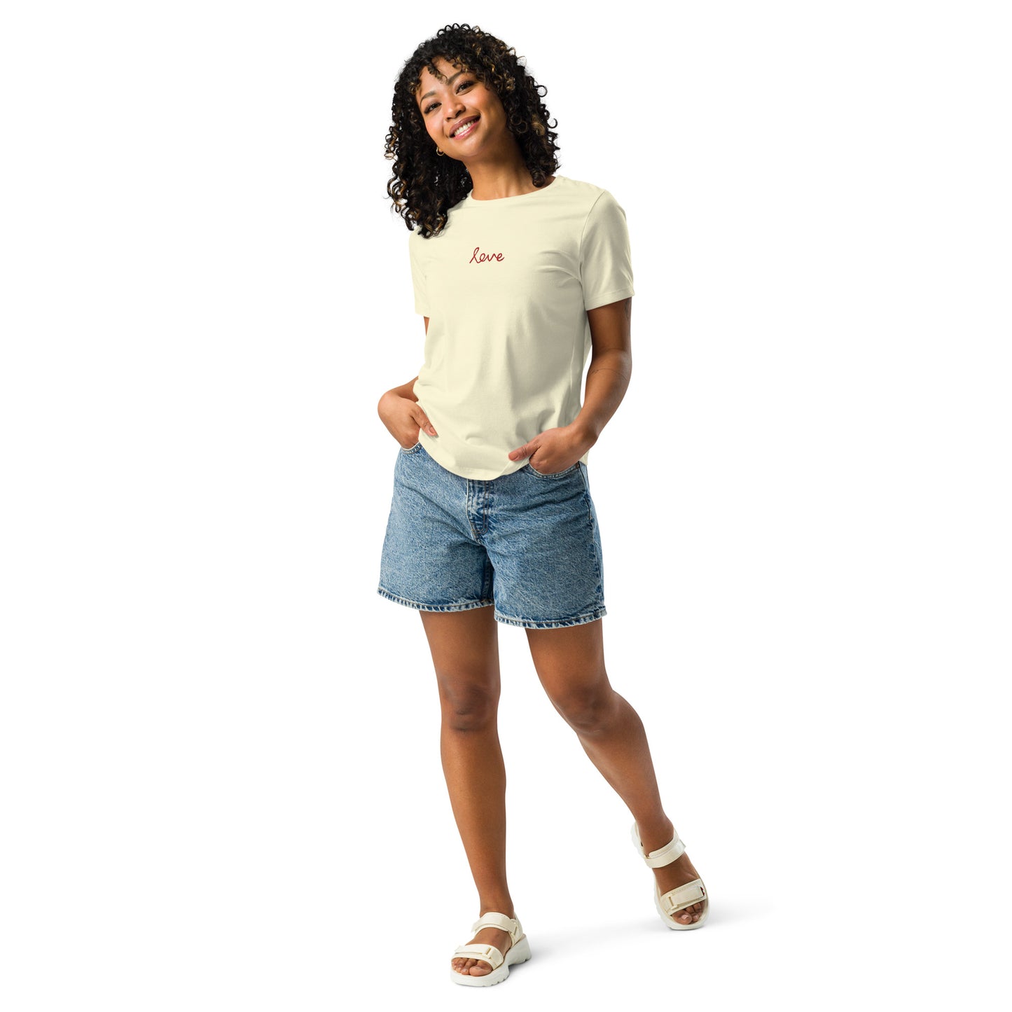 02 - Women's Relaxed T-Shirt (100% cotton)