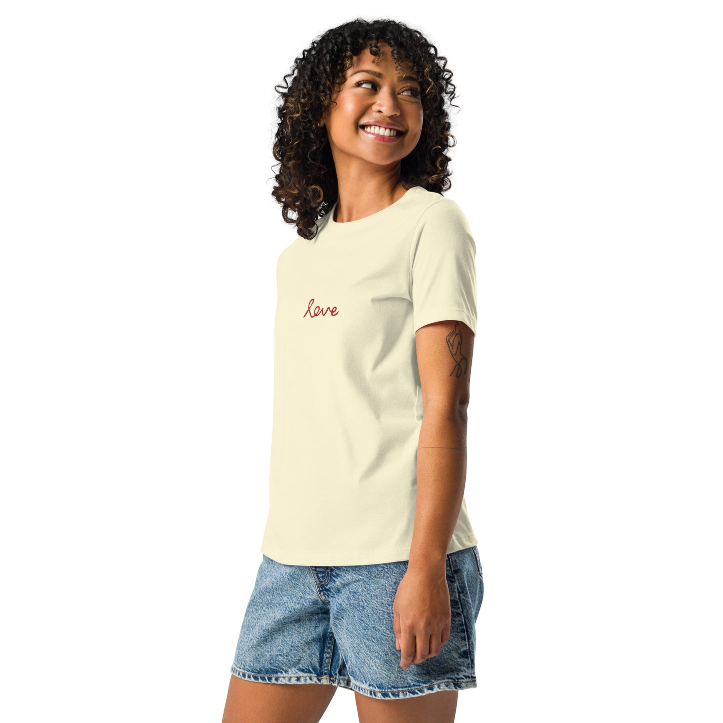 02 - Women's Relaxed T-Shirt (100% cotton)