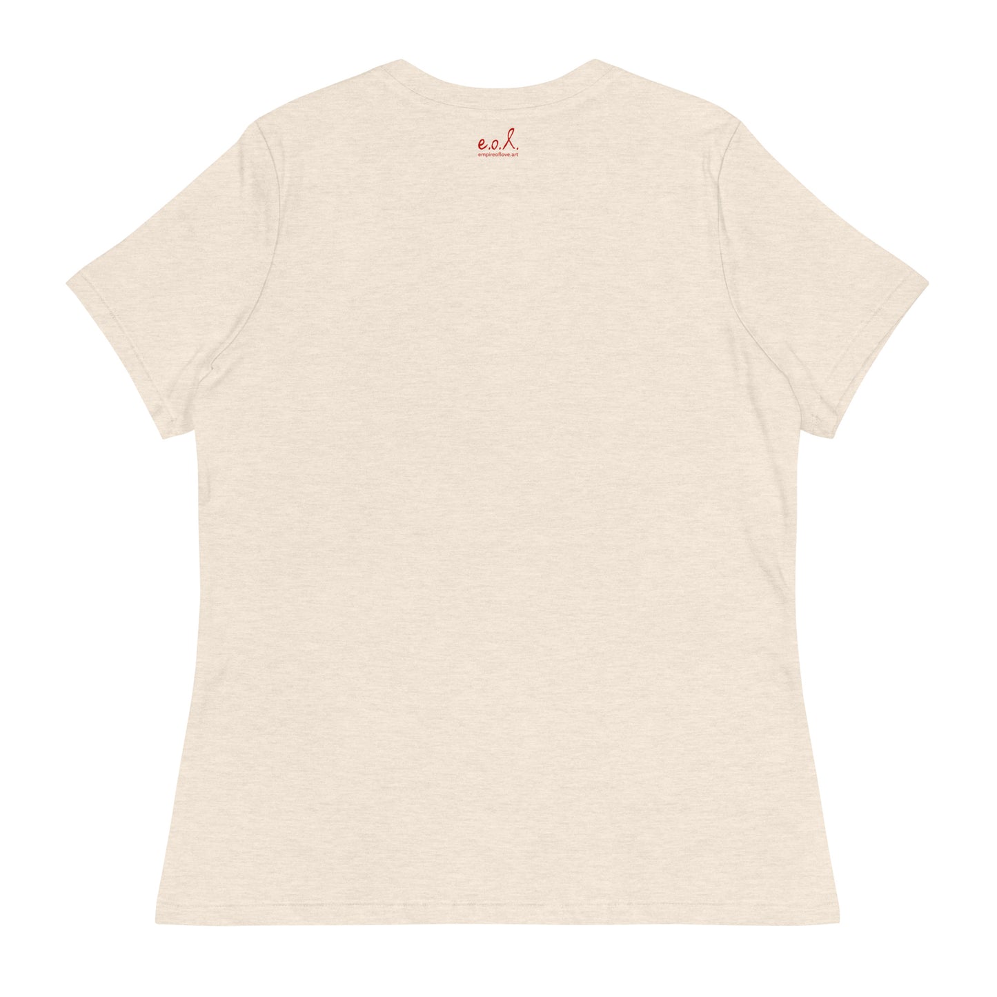 02 - Women's Relaxed T-Shirt (100% cotton)