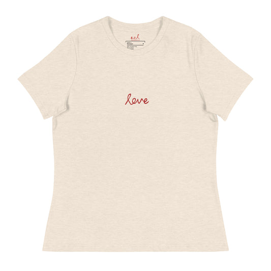 02 - Women's Relaxed T-Shirt (100% cotton)