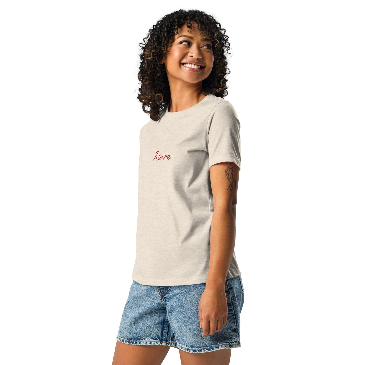 02 - Women's Relaxed T-Shirt (100% cotton)